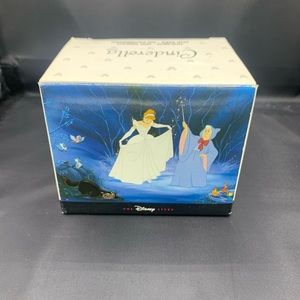 Vintage 90s The Disney Store Cinderella Coffee Mug Tea Cup Fairy Godmother